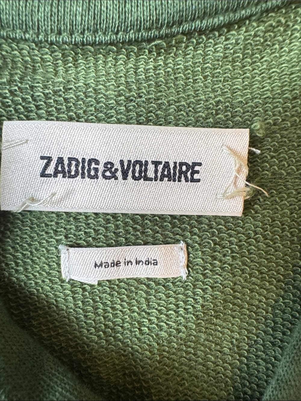 Zadig & Voltaire Knit Top in Olive Green - Picture 2 of 3